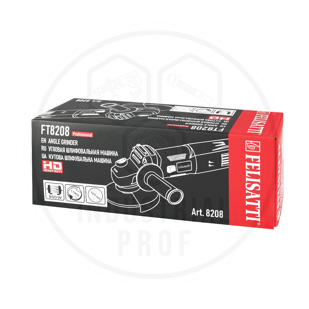Угловая шлифмашина 125/850 Вт HD FELISATTI FT8202