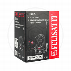 Опрыскиватель аккумуляторный Acqua 305 Prof FELISATTI FT3155