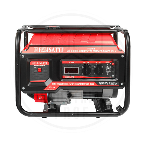 Бензиновый генератор 3,3КВт.POWER 4000 (коробка) Prof FELISATTI FT3160
