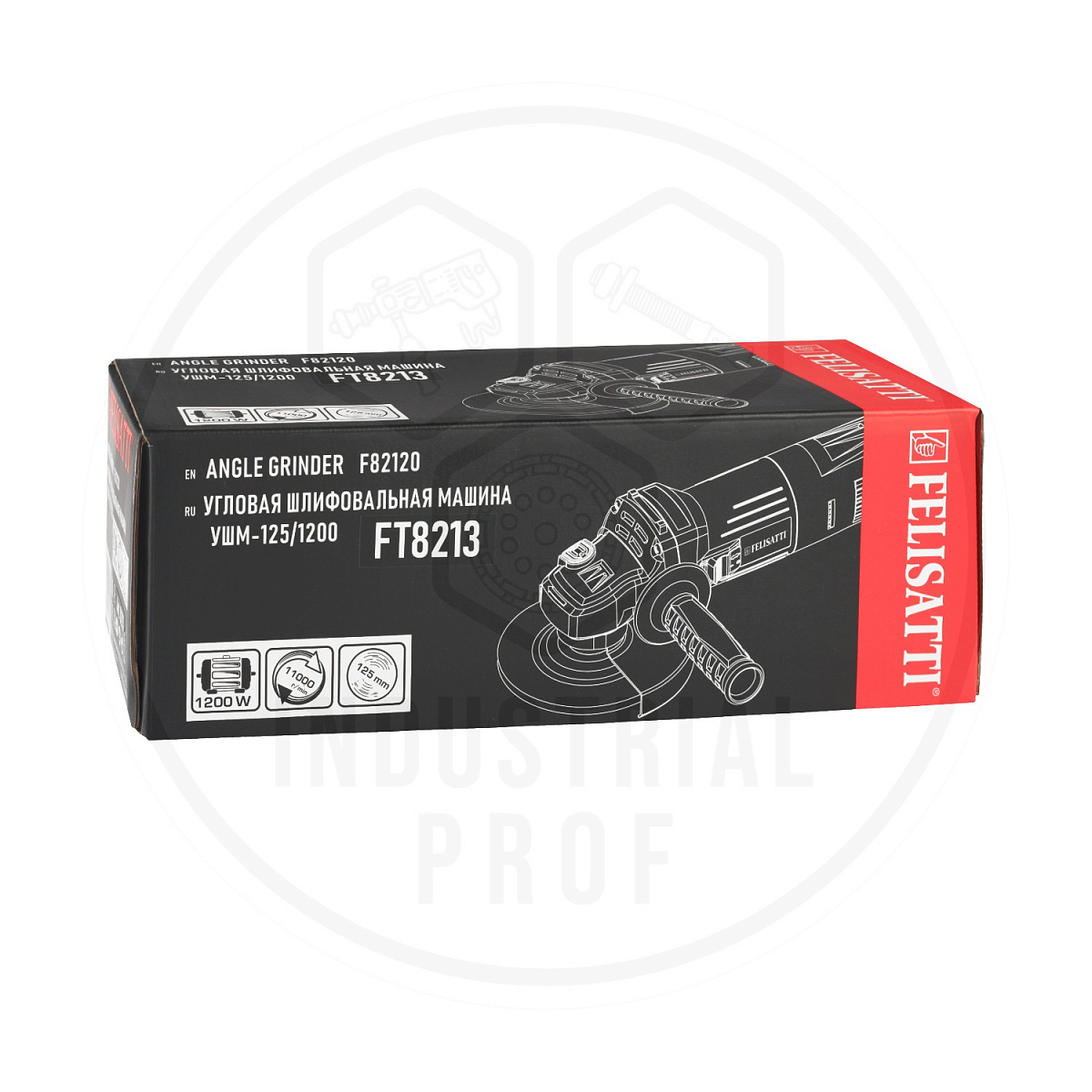 Угловая шлифмашина 125/1200 Вт Prof FELISATTI FT8213