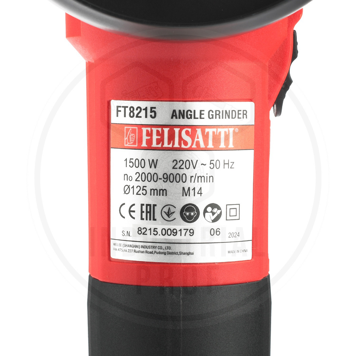 Угловая шлифмашина 125/1500 Вт CE Prof FELISATTI FT8215
