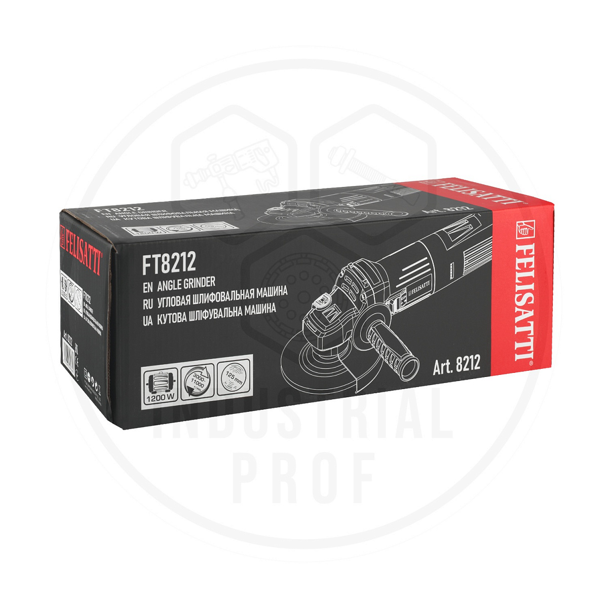 Угловая шлифмашина 125/1200 Вт E Prof FELISATTI FT8212
