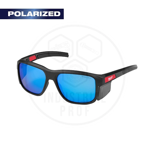 Очки защитные Polarized Full Frame (зеркальные голубые, поляризованные) Milwaukee 48732511